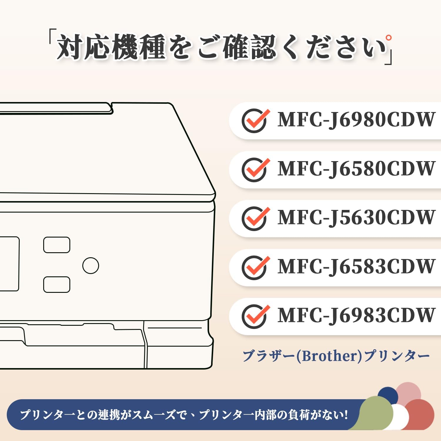 ブラザープリンター DCP-J928N-BインクカートリッジLC411-4PK Amazon.co.jp: ブラザー用 LC411 4色セット 互換インク LC411-4PK